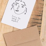 Mountain vs. Plains Craft Stationery Dipshit Card