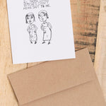 Mountain vs. Plains Craft Stationery All Those Bitches Card