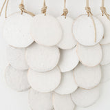 5 Disc Layered Wall Hanging by MQuan in White