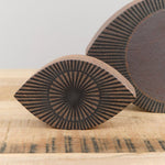 MQuan Art Ceramics Extra Small Eye in Tucker New Eye Double Tucker New Eye Double / 5" W X 3" H X 1.75" D