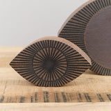 MQuan Art Ceramics Extra Small Eye in Tucker New Eye Double Tucker New Eye Double / 5" W X 3" H X 1.75" D