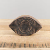 MQuan Art Ceramics Extra Small Eye in Tucker New Eye Double Tucker New Eye Double / 5" W X 3" H X 1.75" D