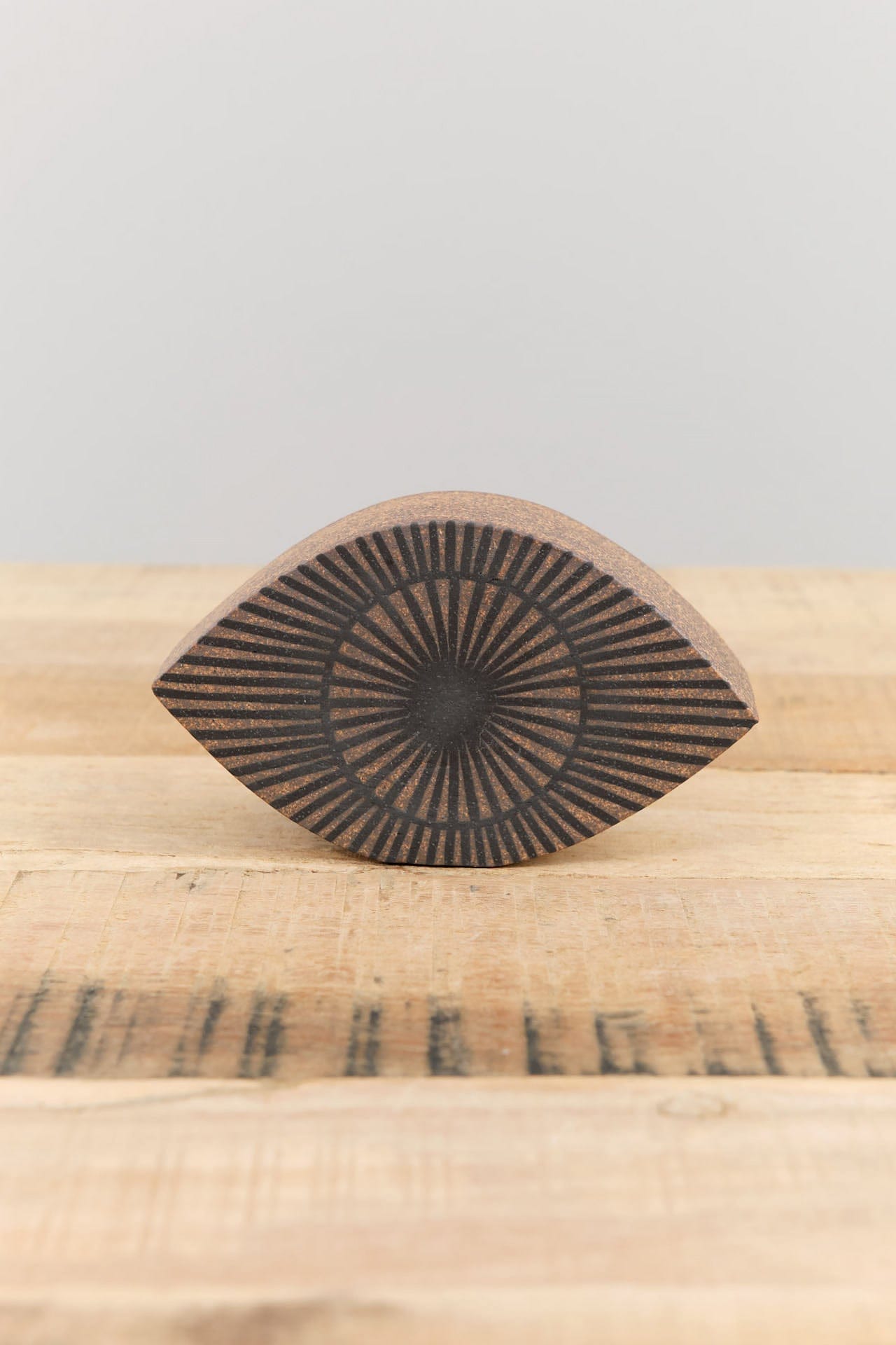 MQuan Art Ceramics Extra Small Eye in Tucker New Eye Double Tucker New Eye Double / 5" W X 3" H X 1.75" D