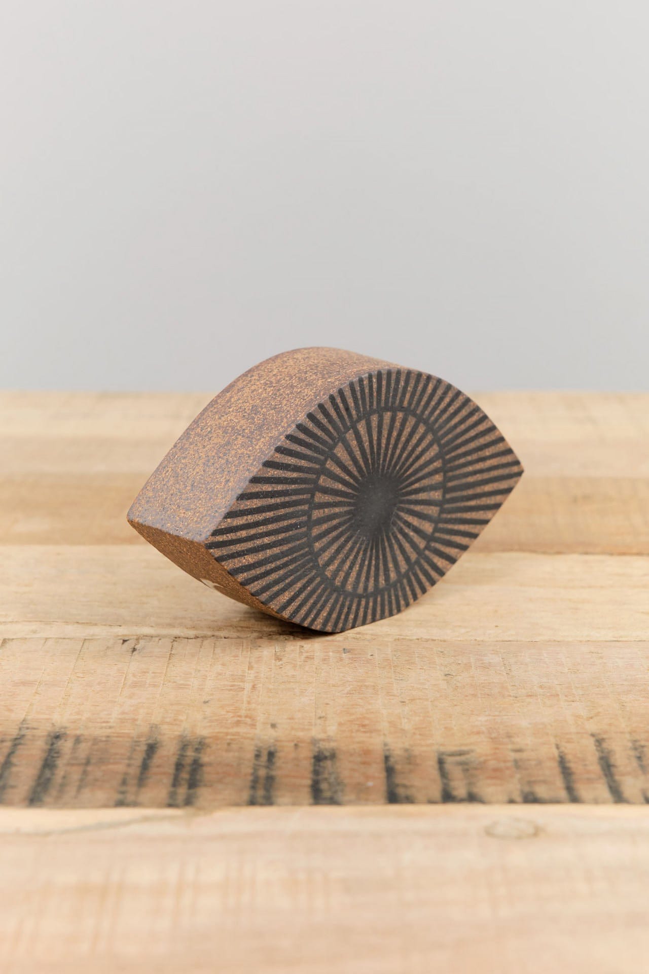 MQuan Art Ceramics Extra Small Eye in Tucker New Eye Double Tucker New Eye Double / 5" W X 3" H X 1.75" D