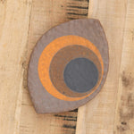 MQuan Art Ceramics Hammered Dish Eye in Tucker Nested Three Marigold Tucker Nested Three Marigold / 8" L X 5.5" W