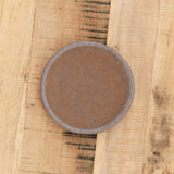 MQuan Art Ceramics Hammered Round Dish in Full Moon Med Brown Full Moon Med Brown / 5.25" Dia