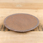 MQuan Art Ceramics Hammered Round Dish in Full Moon Med Brown Full Moon Med Brown / 5.25" Dia