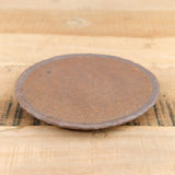 MQuan Art Ceramics Hammered Round Dish in Full Moon Med Brown Full Moon Med Brown / 5.25" Dia