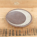 MQuan Art Ceramics Hammered Round Dish in Tucker Crescent Tucker Crescent / 5.25" Dia