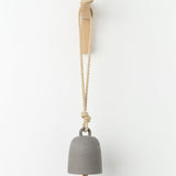 MQuan Art Ceramics Medium Round Thrown Bell In Grey Grey / 5.25" Dia X 7.5" H