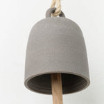 MQuan Art Ceramics Medium Round Thrown Bell In Grey Grey / 5.25" Dia X 7.5" H