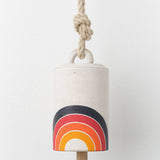 MQuan Medium Tall Thrown Bell in Rainbow Arc