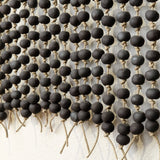 MQuan Art Ceramics Press Bead Wall Curtain Black & White / 2' W X 3' L