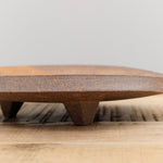 MQuan Art Ceramics Reliquary Dish Tucker Prism Black Crescent / 8" Dia X 1.75" H