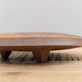 MQuan Art Ceramics Reliquary Dish Tucker Prism Black Crescent / 8" Dia X 1.75" H