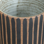 Mquan Ceramic Vessel with white glazed interior 
