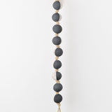 MQuan Art Ceramics Garland 9 Black and White / 54" L