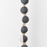 MQuan Art Ceramics Garland 9 Black and White / 54" L