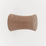 MQuan Home Objects Wood Round Wall Mount in Walnut Walnut