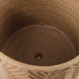 10" Fern Planter in Raw Clay