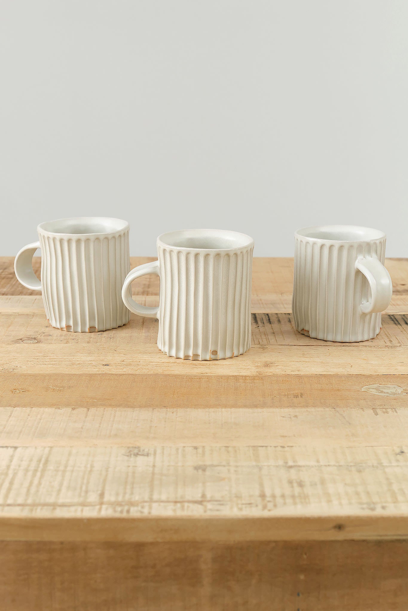 Mt. Washington Pottery Home CoffeeTea Column Mug in White White / 3.5" Dia X 4" H