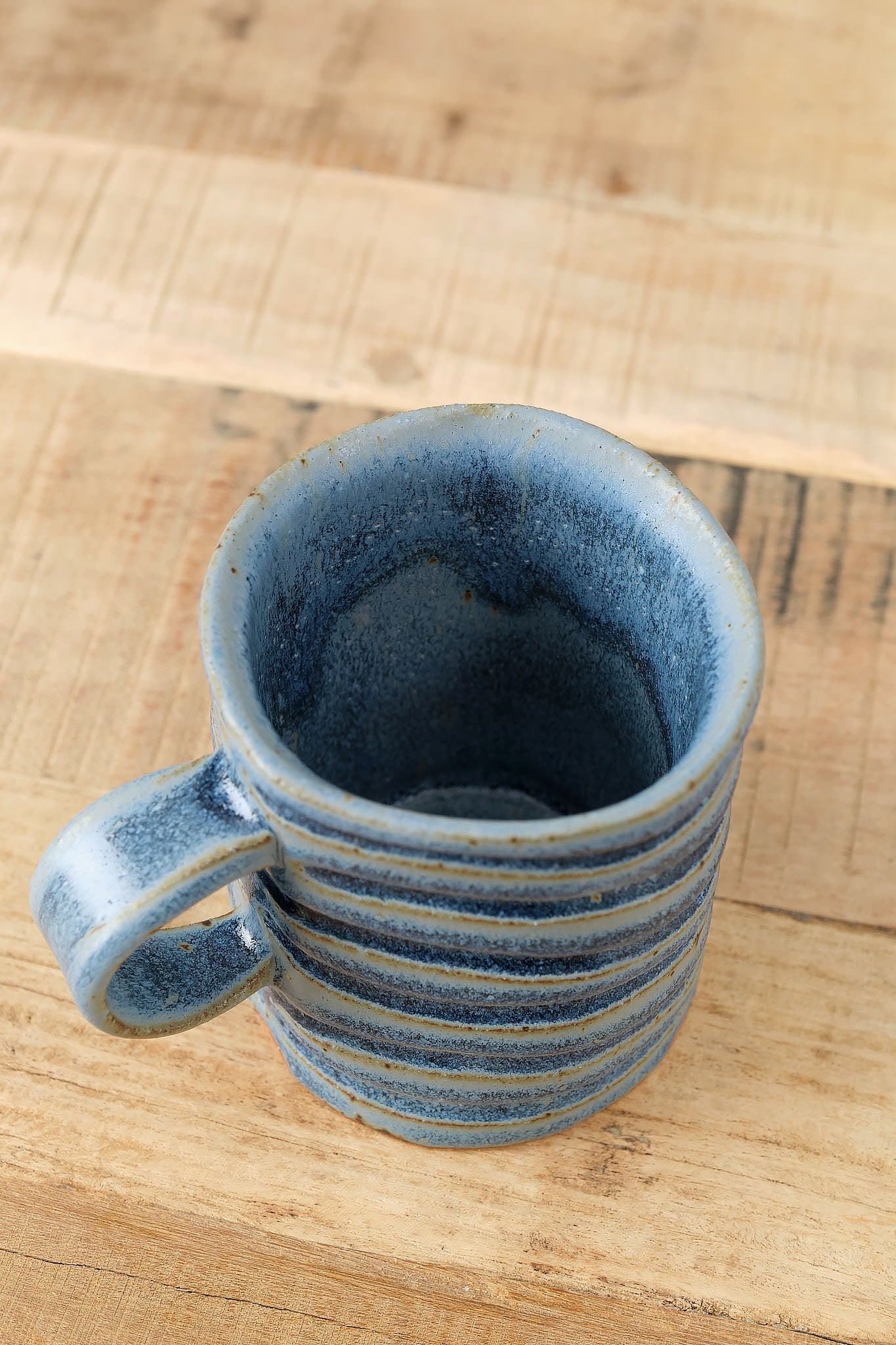 Blue Ring Mug by Mt. Washington Pottery