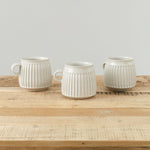 Mt. Washington Pottery Thrown Column Mug in White 