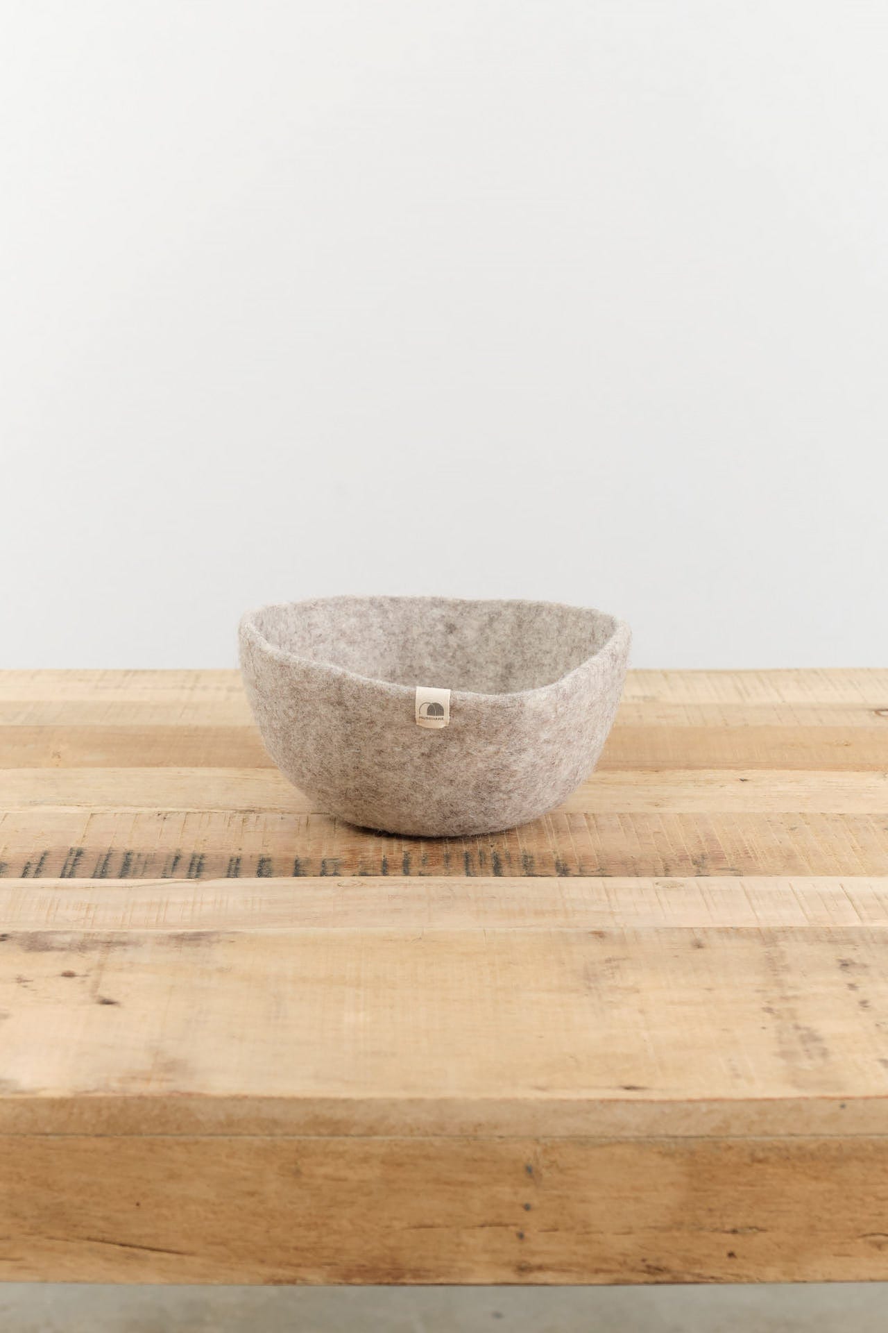 Muskhane Home Baskets Felt Basket in Light Stone Light Stone / Small