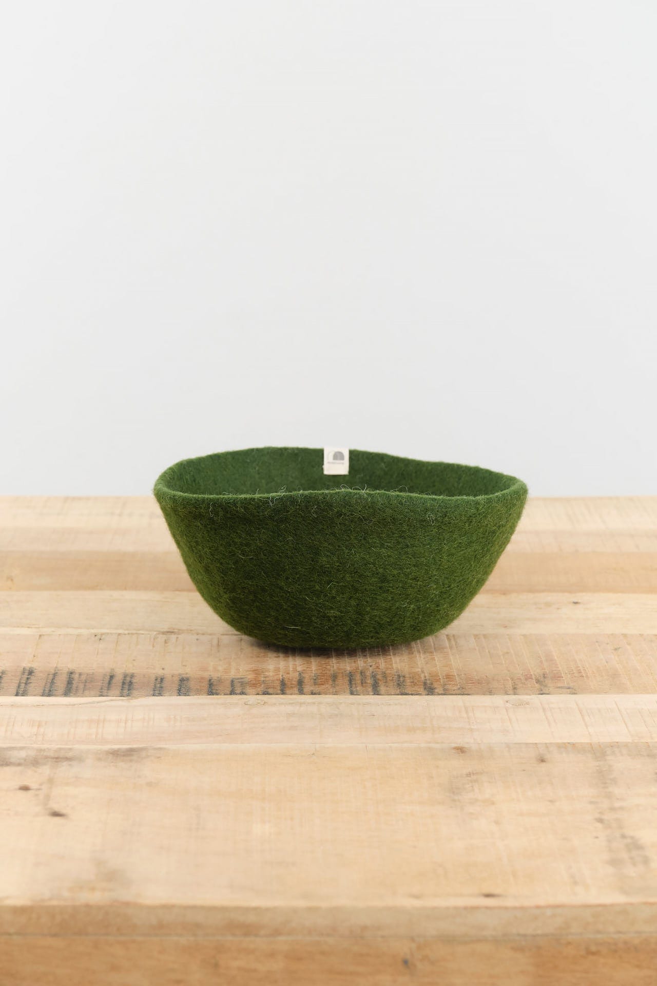 Muskhane Home Baskets Felt Basket in Olive Olive / Small