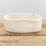 Muskhane Home Baskets Long Basket Natural