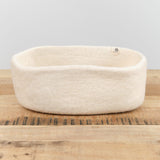 Muskhane Home Baskets Long Basket Natural
