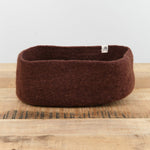 Muskhane Home Baskets Long Basket Mahogany