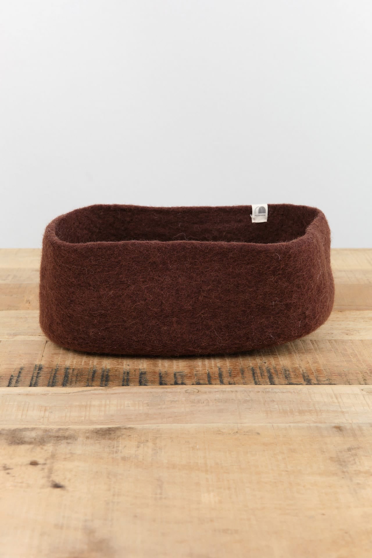 Muskhane Home Baskets Long Basket Mahogany