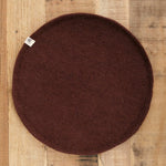 Muskhane Home Bath Organization Medium Round Plato Mahogany