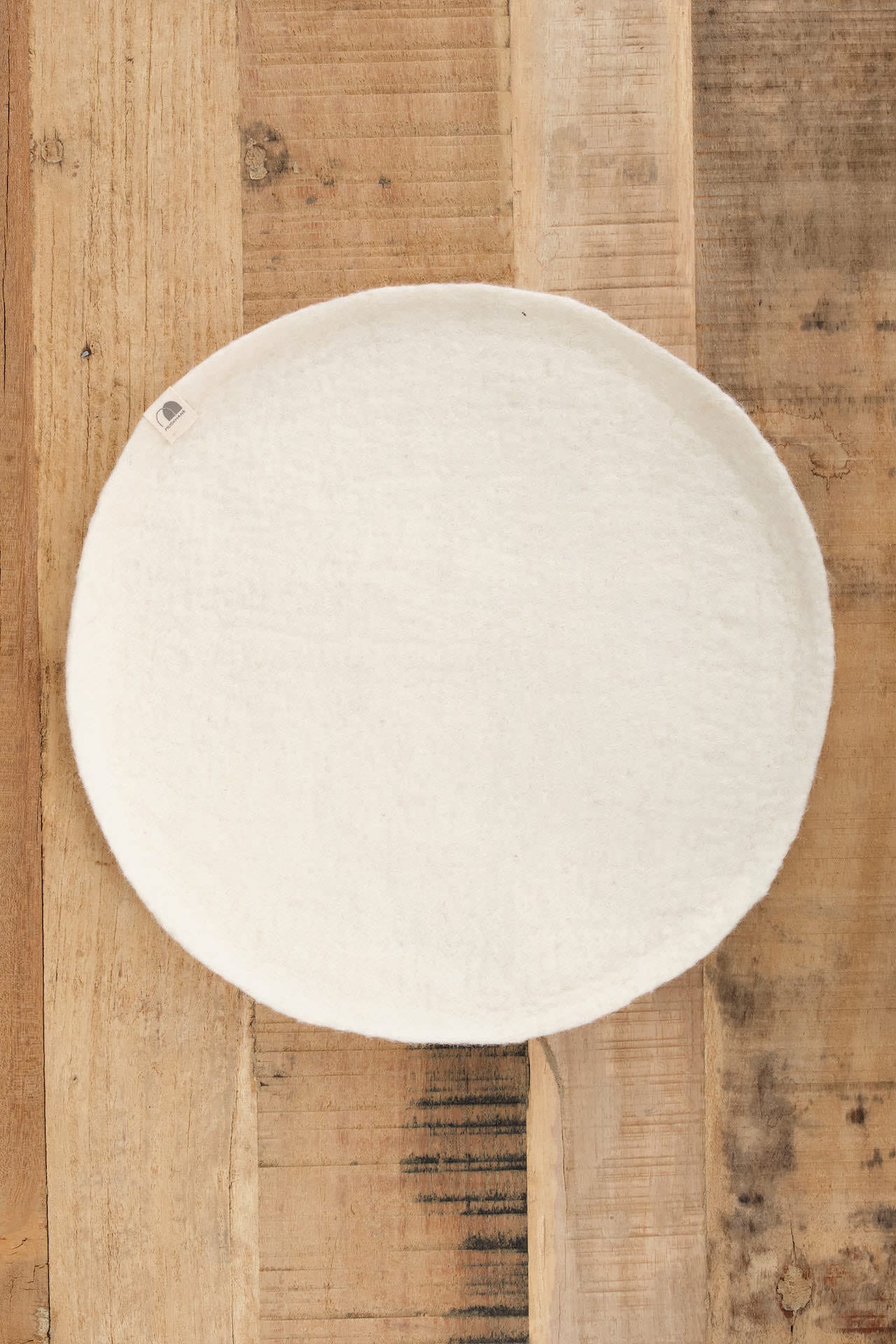 Muskhane Home Bath Organization Medium Round Plato Natural