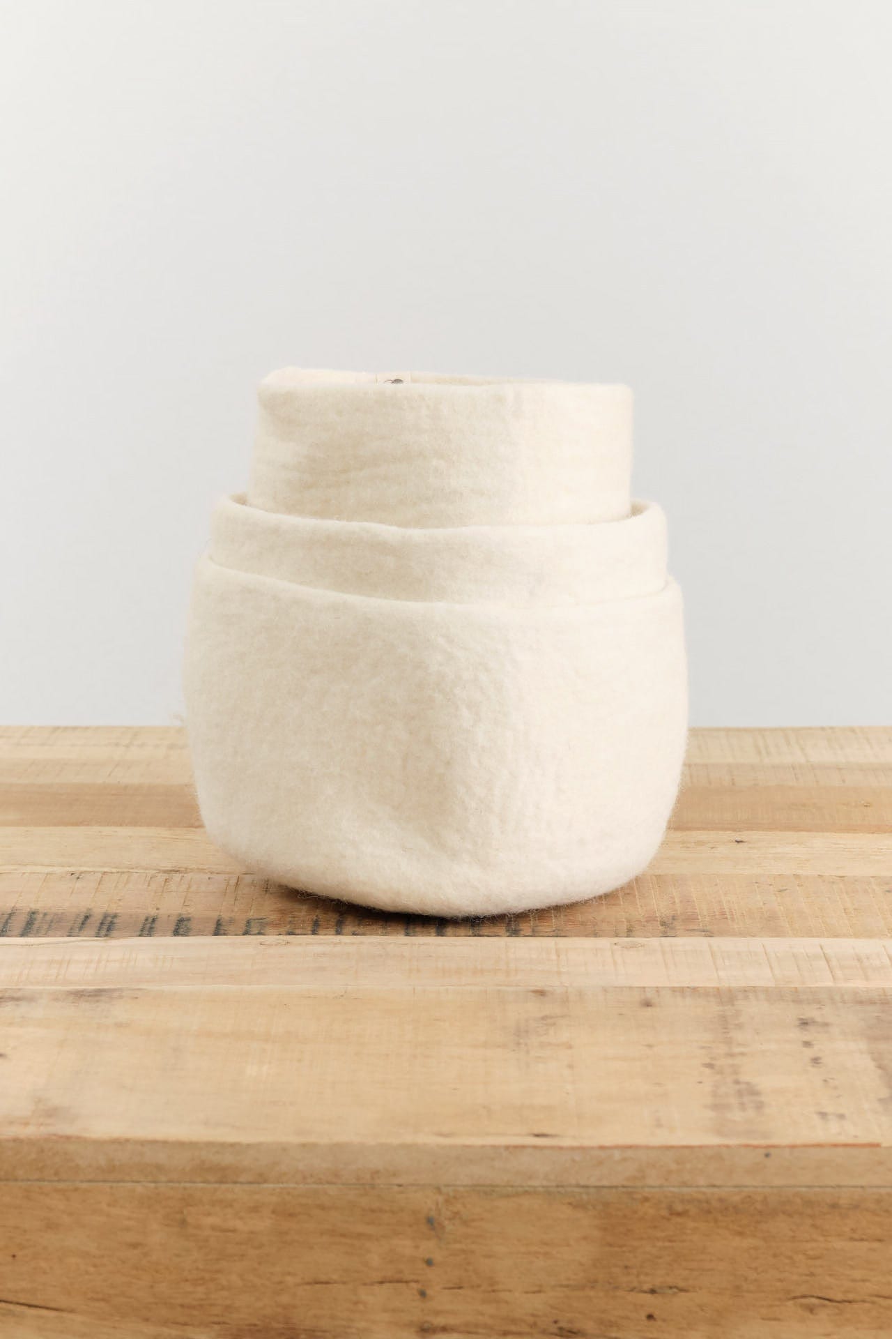 Muskhane Home Baskets Nested Basket in Natural