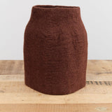 Muskhane Home Kitchen Vases Pottery Vase Cover Mahogany