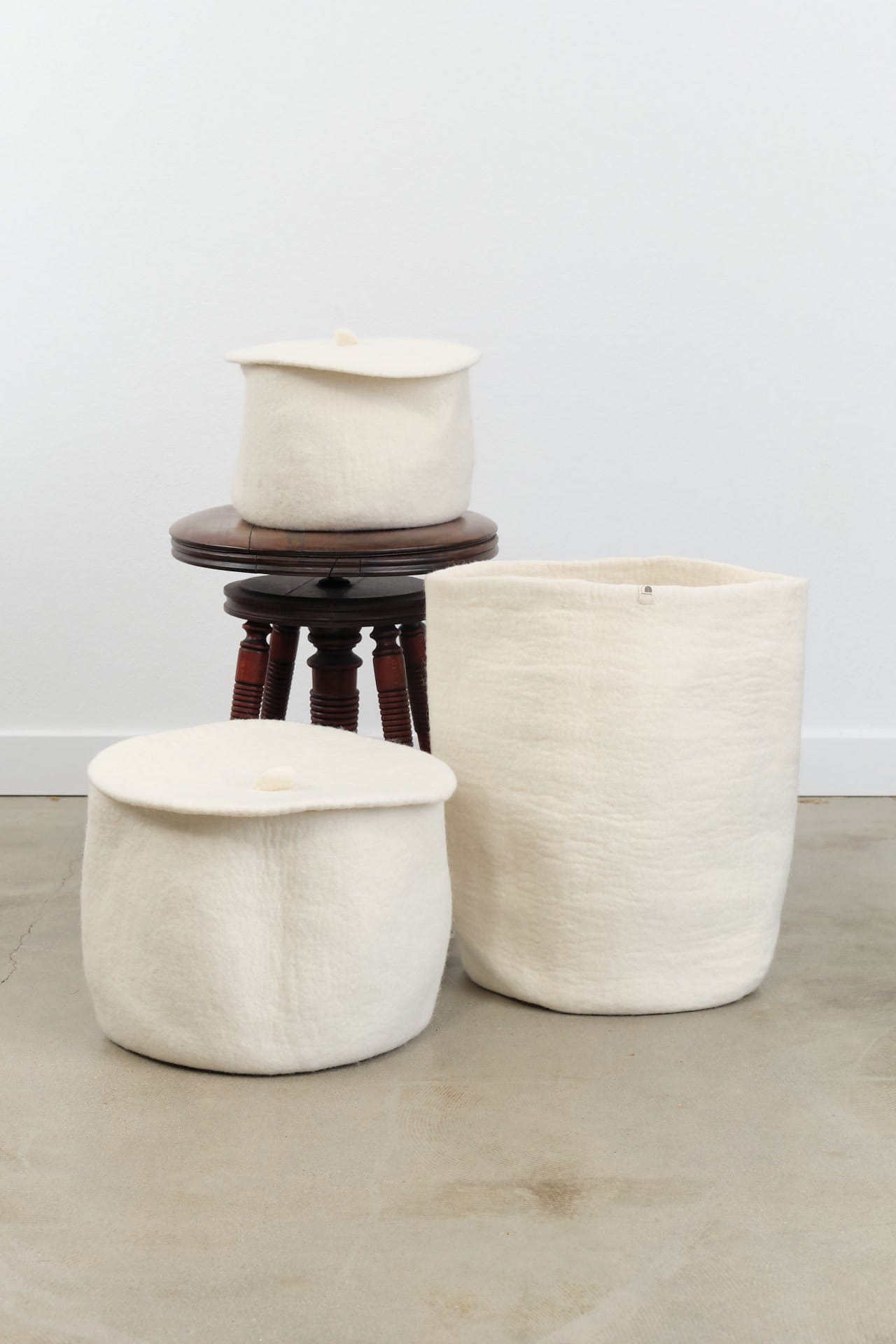 Muskhane Home Baskets Storage Calabash in Natural