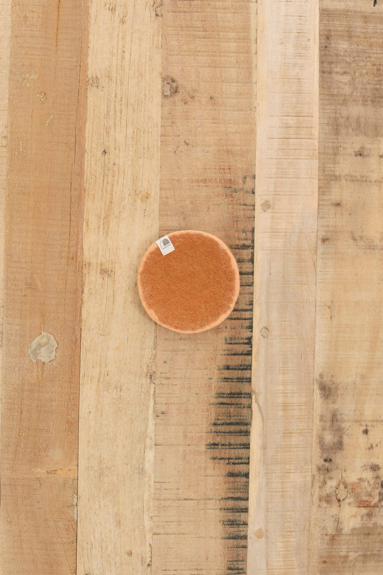 Muskhane Home Kitchen Coasters XSmall Two-Tone Pastille Blush-Caramel
