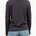 Charcoal Black Agnes Turtleneck Sweater by Nicholson and Nicholson Designer Brand