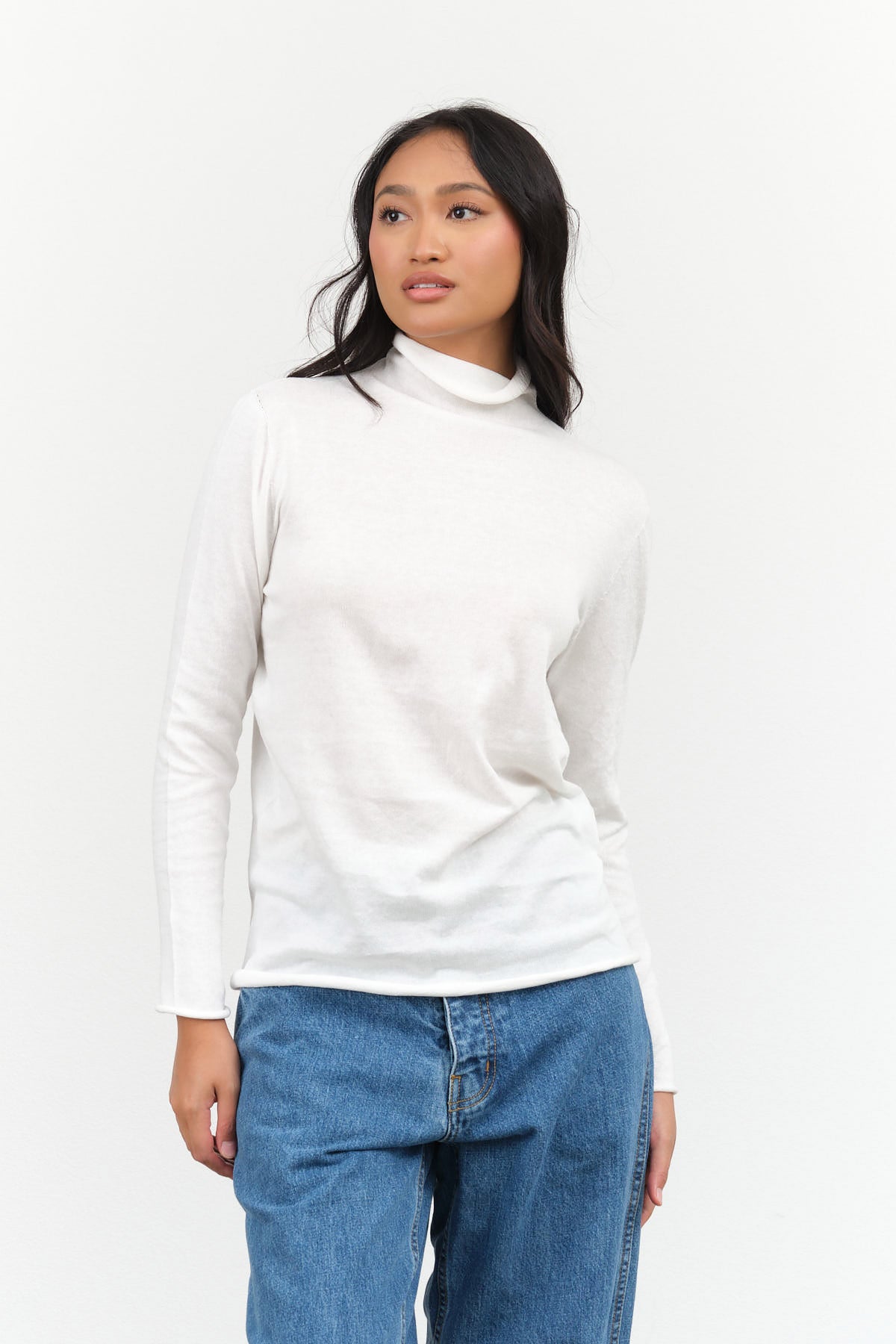 Nicholson and Nicholson Agnes Sweater in White