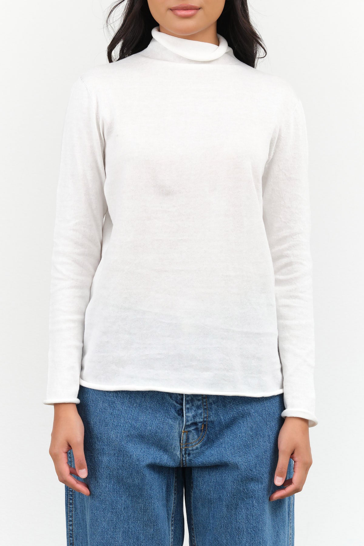 Agnes Sweater by Nicholson and Nicholson in White