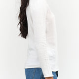 Nicholson and Nicholson Designer Brand Agnes Turtleneck Sweater in White