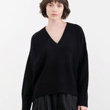 Nicholson & Nicholson Apparel Womens Sweaters Aura Top Black / One Size