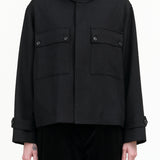 Bear Wool Jacket by Nicholson and Nicholson in Black