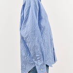 Nicholson & Nicholson Apparel Womens Blouses Clea Top in Sax Stripe