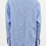 Nicholson & Nicholson Apparel Womens Blouses Clea Top in Sax Stripe