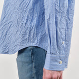 Nicholson & Nicholson Apparel Womens Blouses Clea Top in Sax Stripe