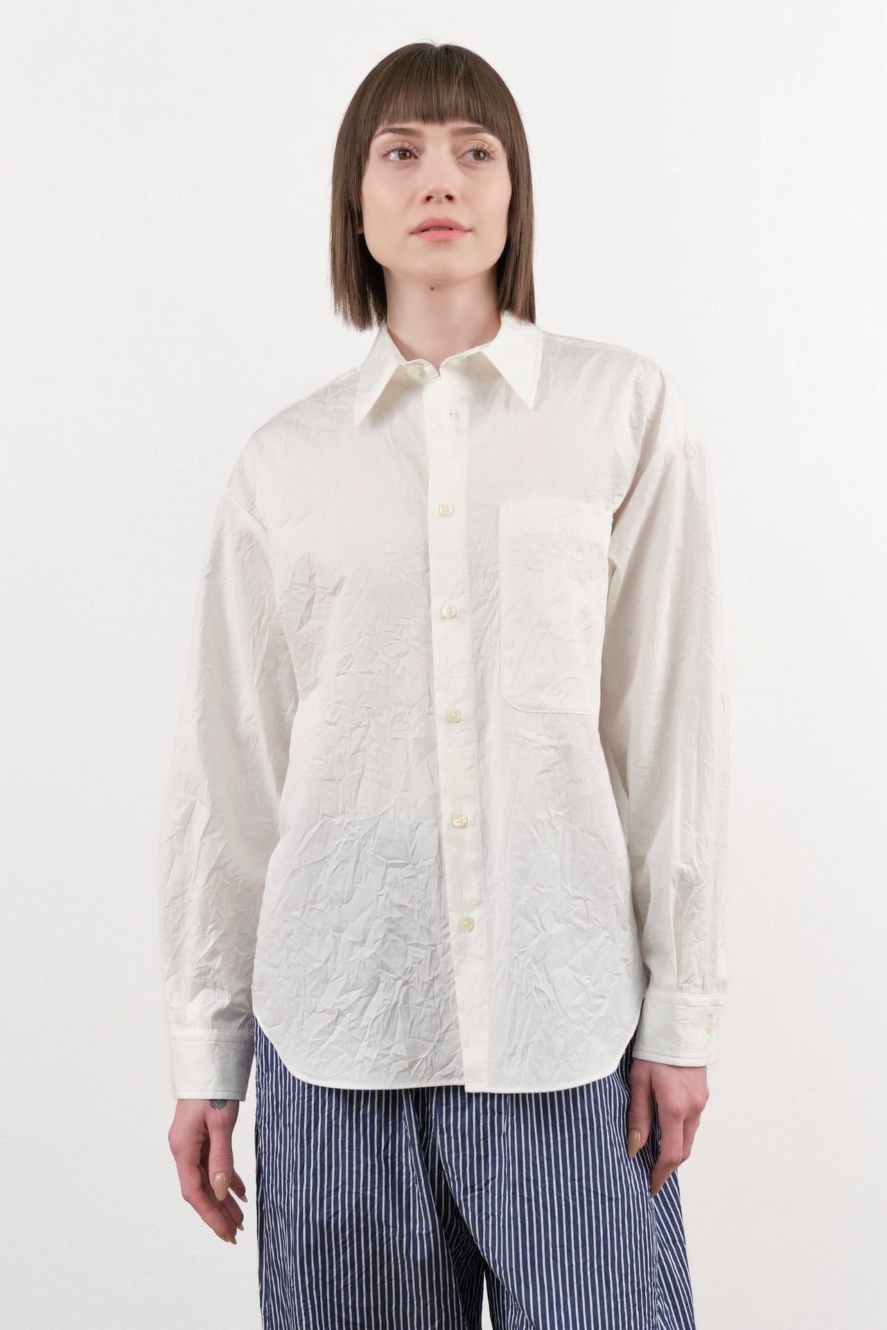 Nicholson & Nicholson Apparel Womens Blouses Clea Top in White