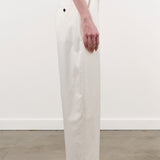 Nicholson & Nicholson Apparel Womens Pants Ecru Chino Pants